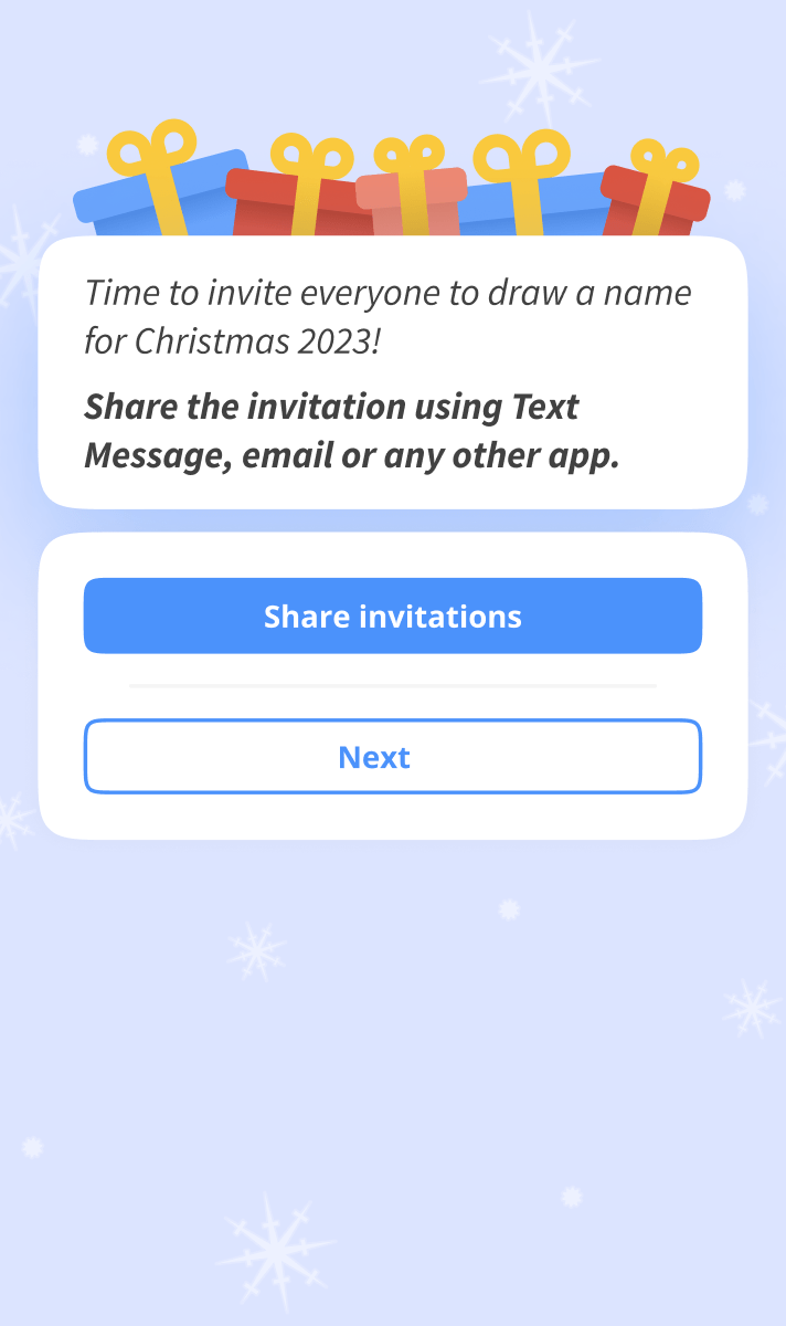 DrawNames Secret Santa App | Free Gift Exchange Generator App