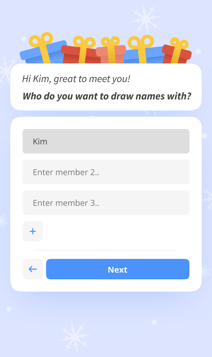 DrawNames Monito Monita App Free Secret Santa Exchange Gift Generator App
